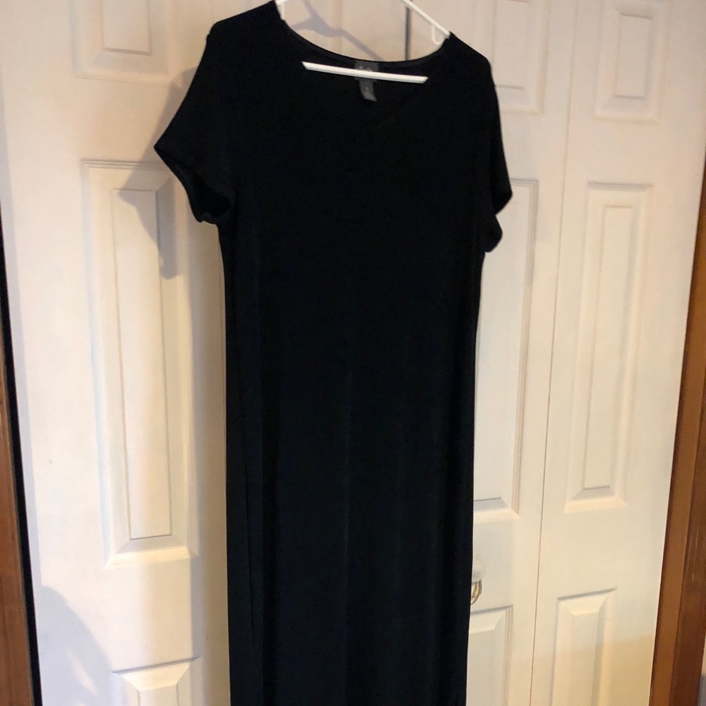 Chicos Black Travelers Dress Maxi Dress in size 1